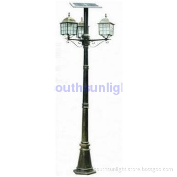 three-ended classical design solar garden light